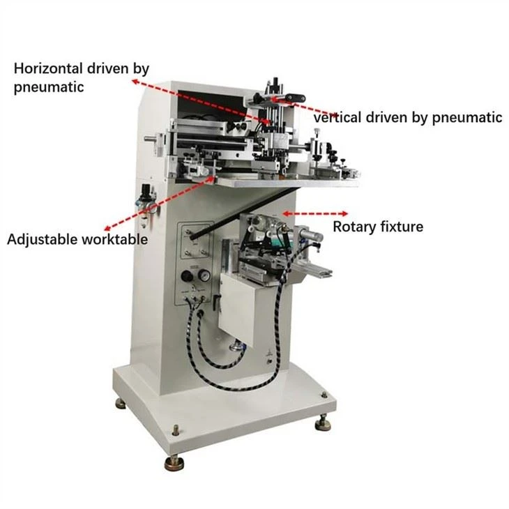 Semi Auto Round Screen Printing Machine