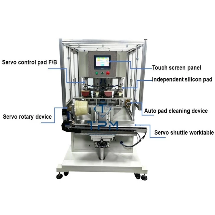 Measuring Cup Four Color Pad Printing Machine